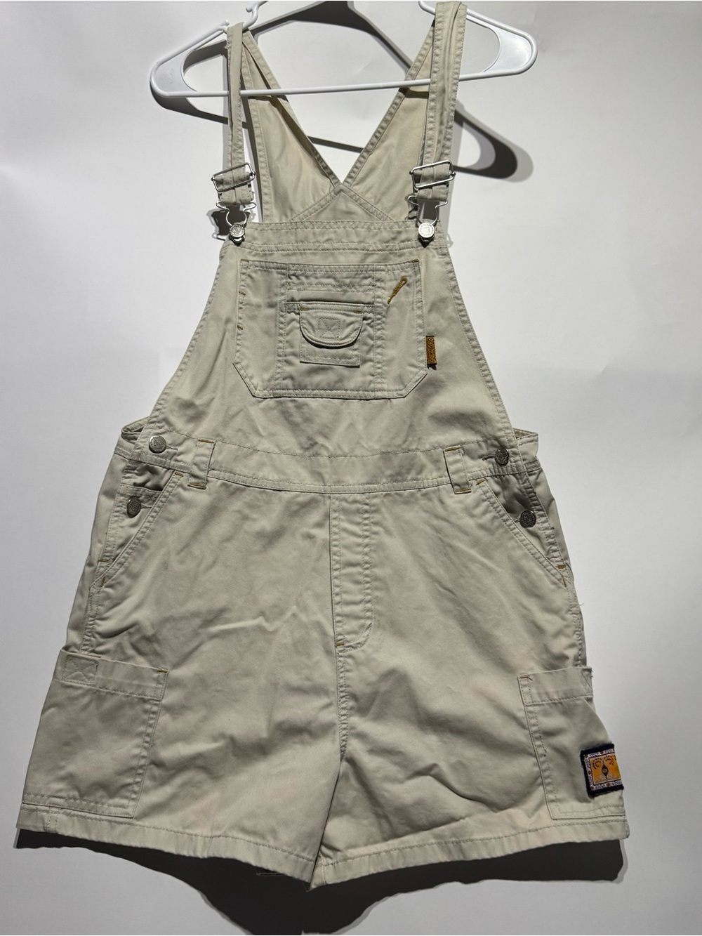 Pooh Khaki Short Overalls